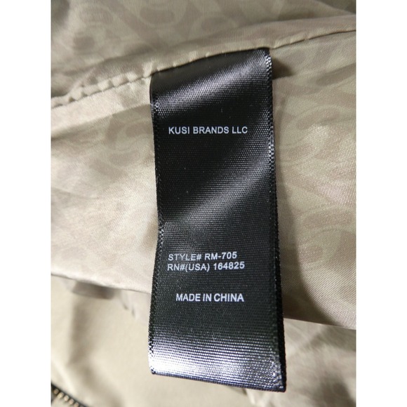 Rebecca Minkoff Oversized Hooded Parka Khaki Women's Size M 251‎ Water-Repellent - Picture 10 of 11